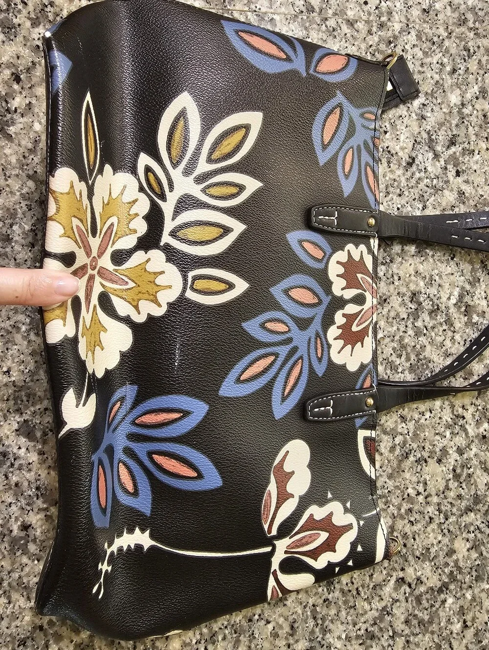 Tory Burch kerrington floral Hopewell tote